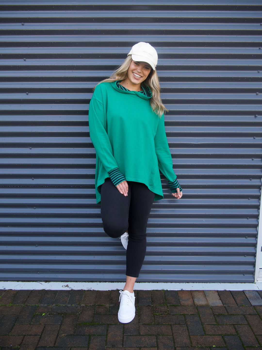 Label Discovery Hoodie Green