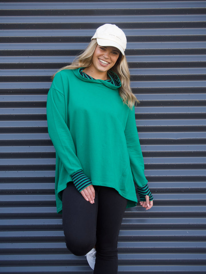 Label Discovery Hoodie Green