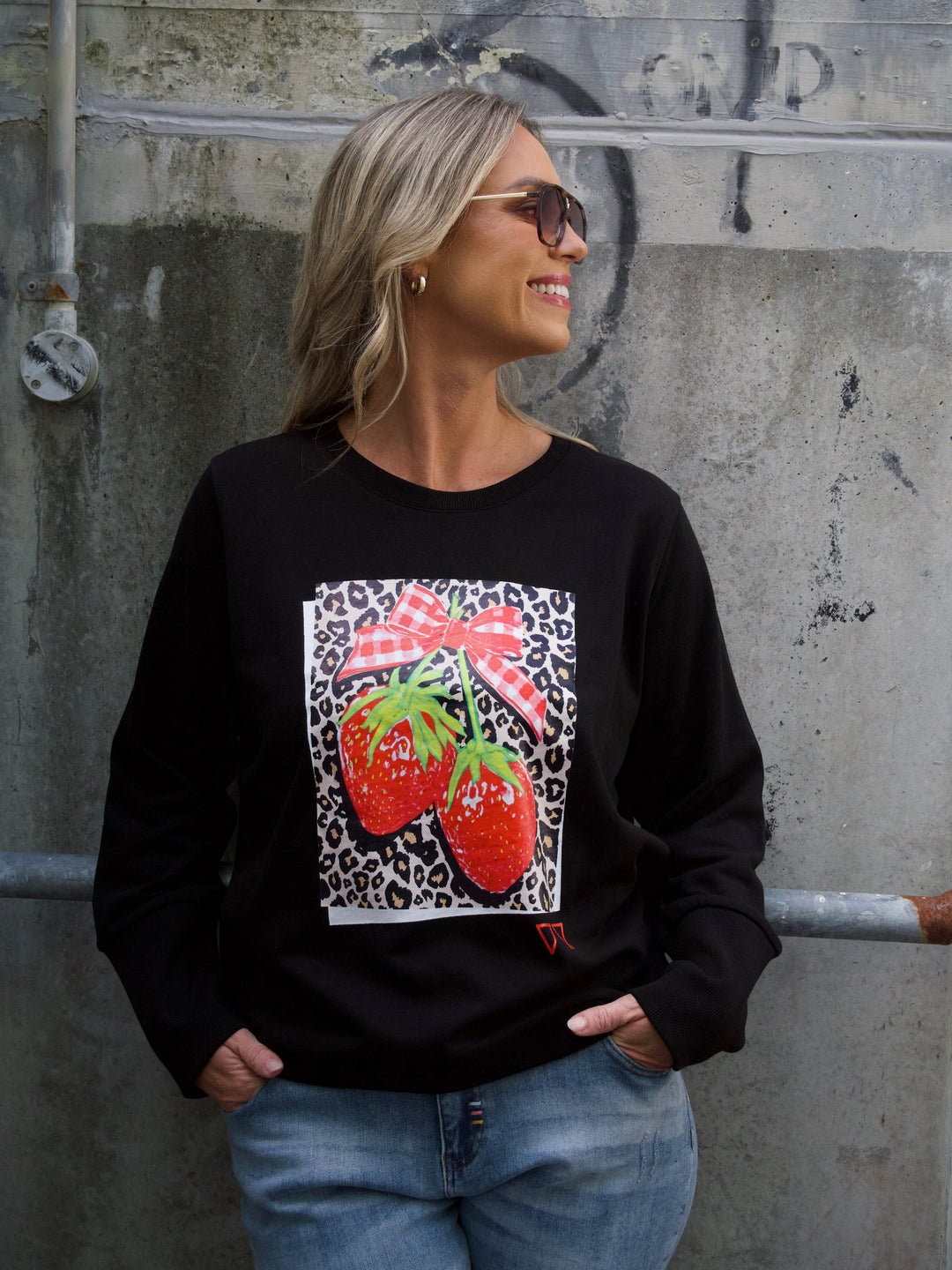 Rebel Club Berry Bliss Crew Black