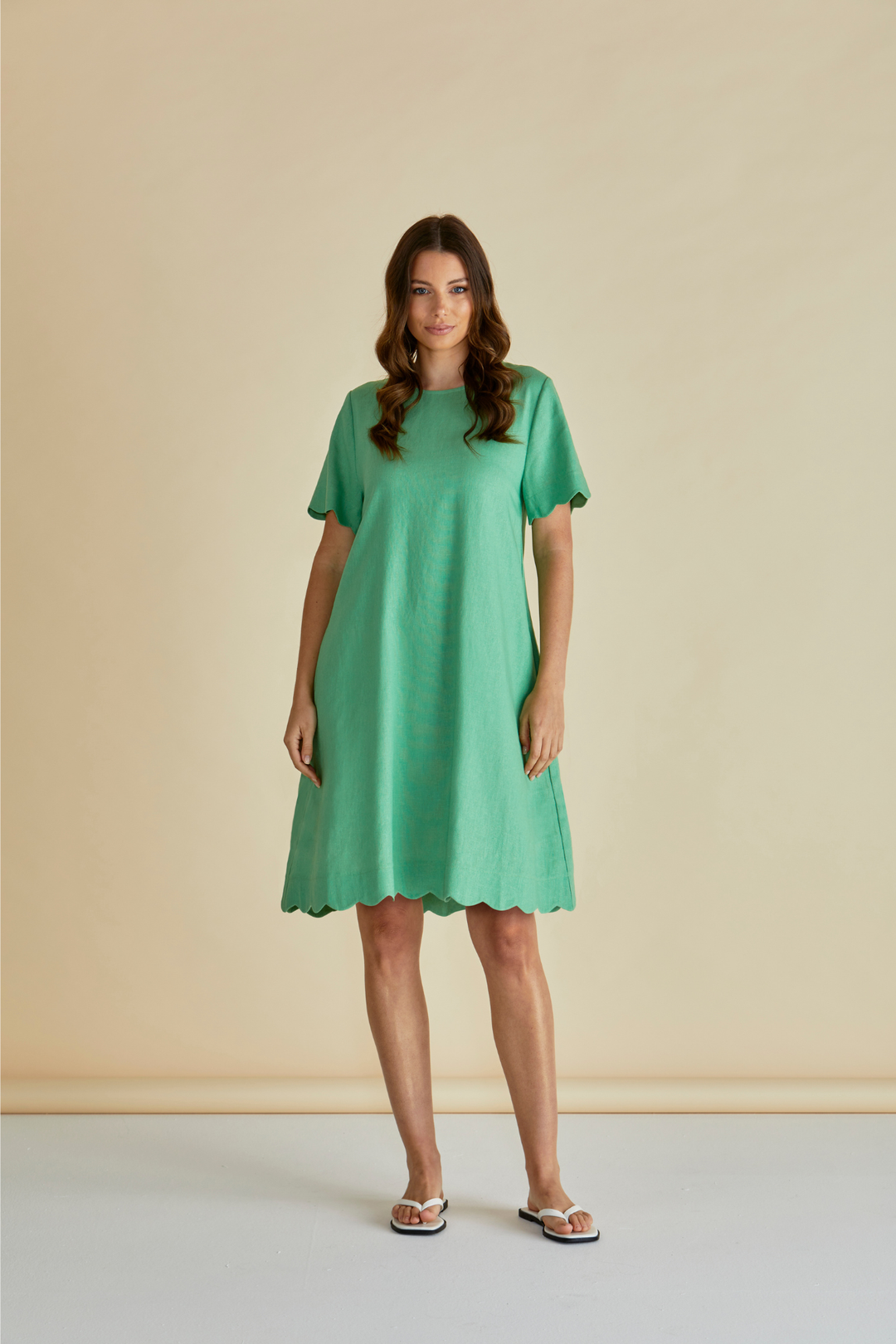 Betty Basics Dawn Shift Dress Green