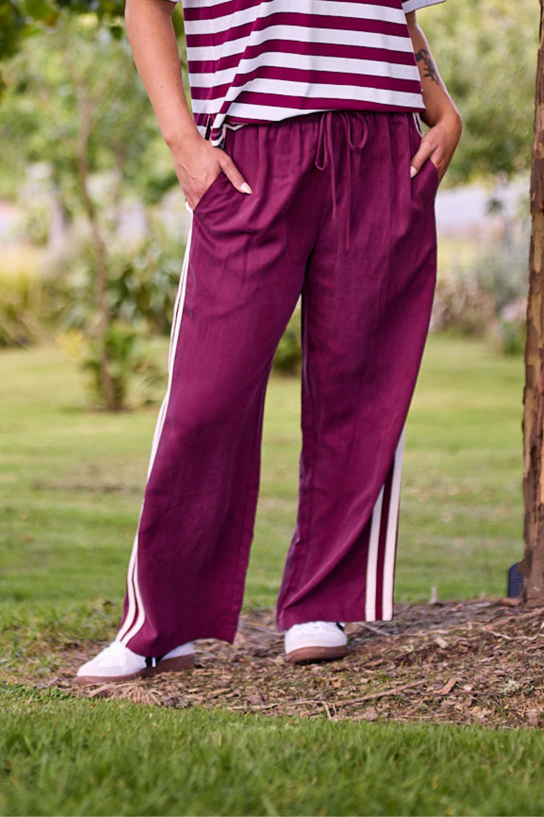 Label Marisol Pant Wine
