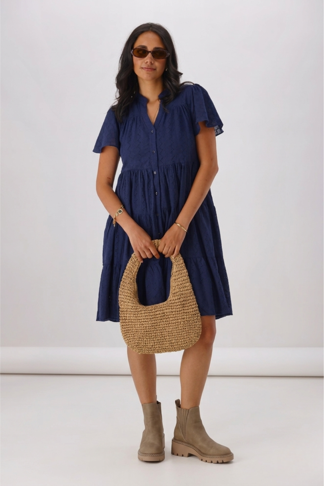 Sunday Boho Maddie Dress Navy