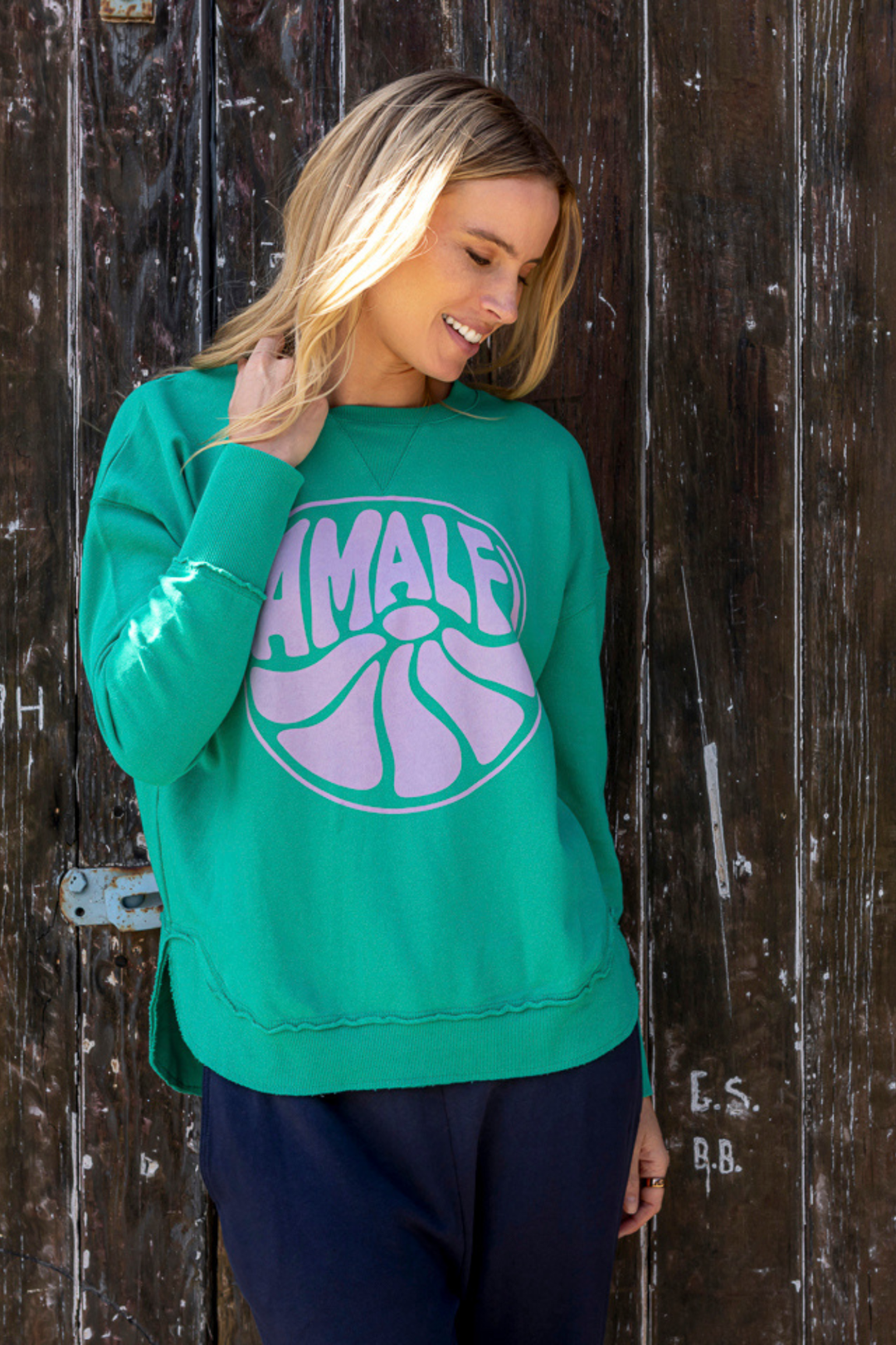 Elm Amalfi Crew Turquoise