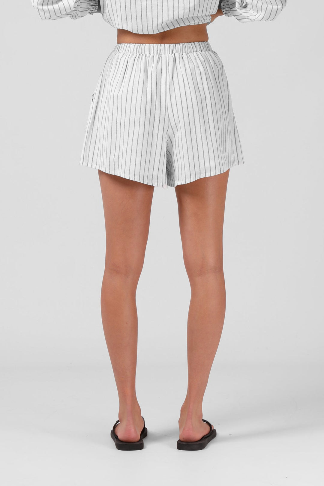 RPM Tilly Short White Stripe