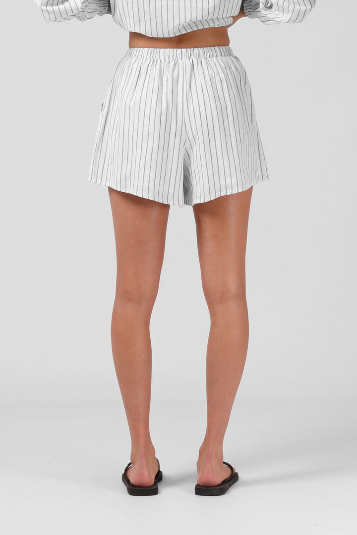RPM Tilly Short White Stripe