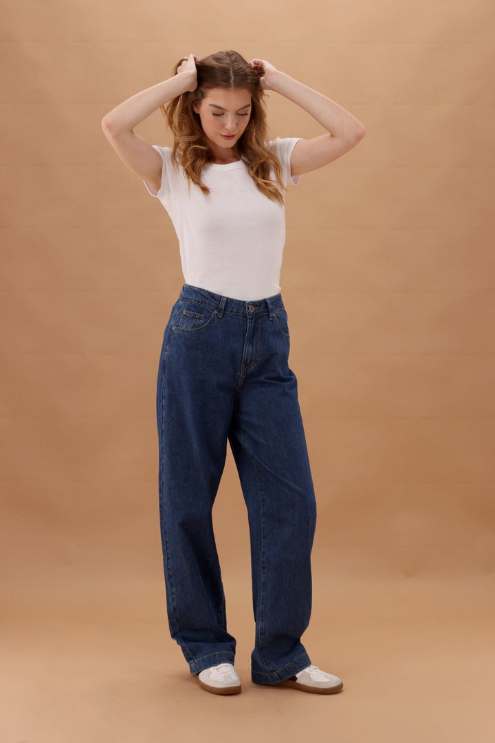 Silent Theory Aster Pant Dark Blue