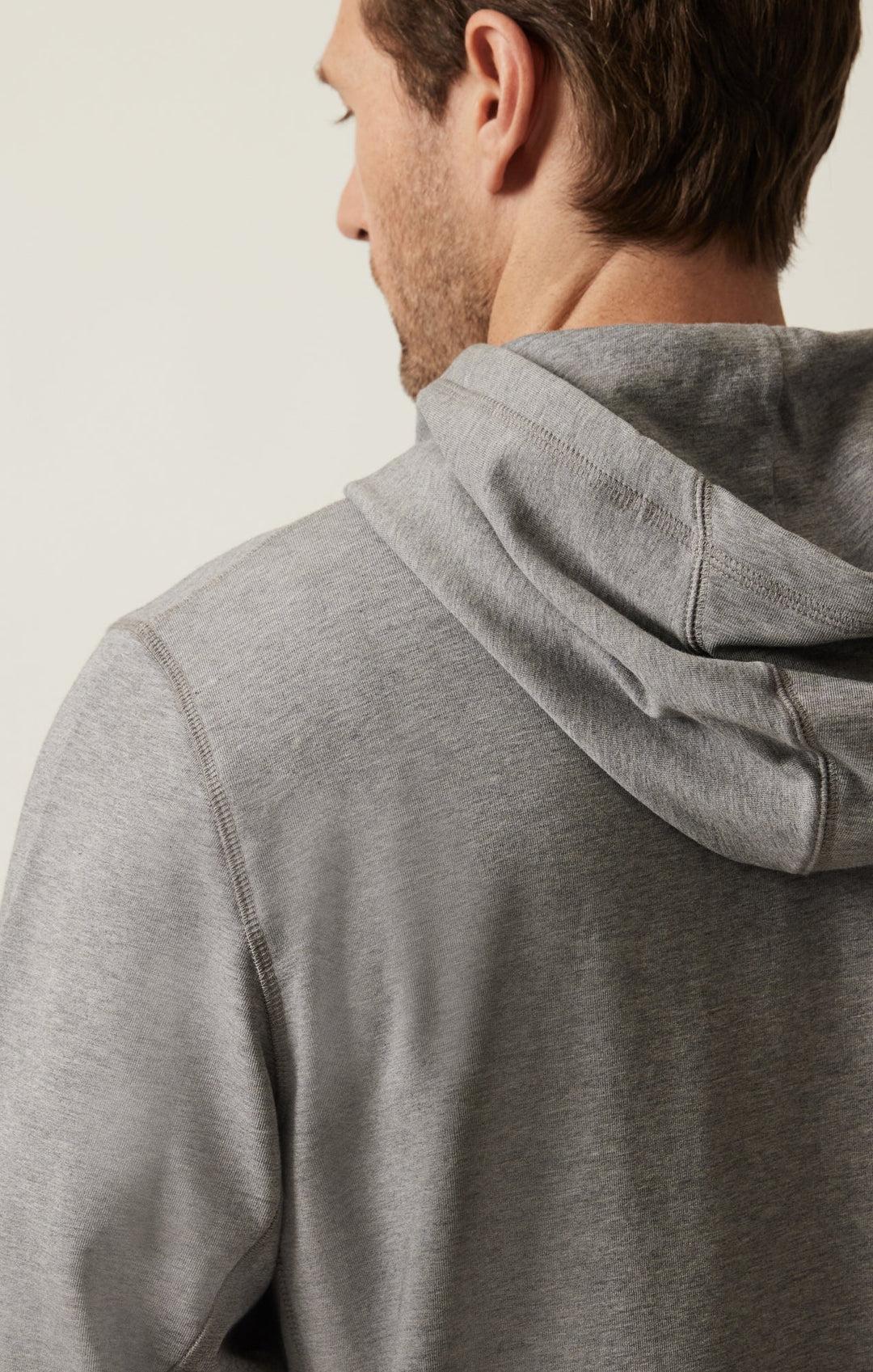 34 Heritage French Terry Hoodie Grey Melange