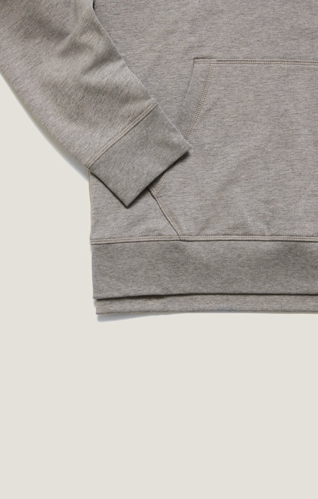 34 Heritage French Terry Hoodie Grey Melange