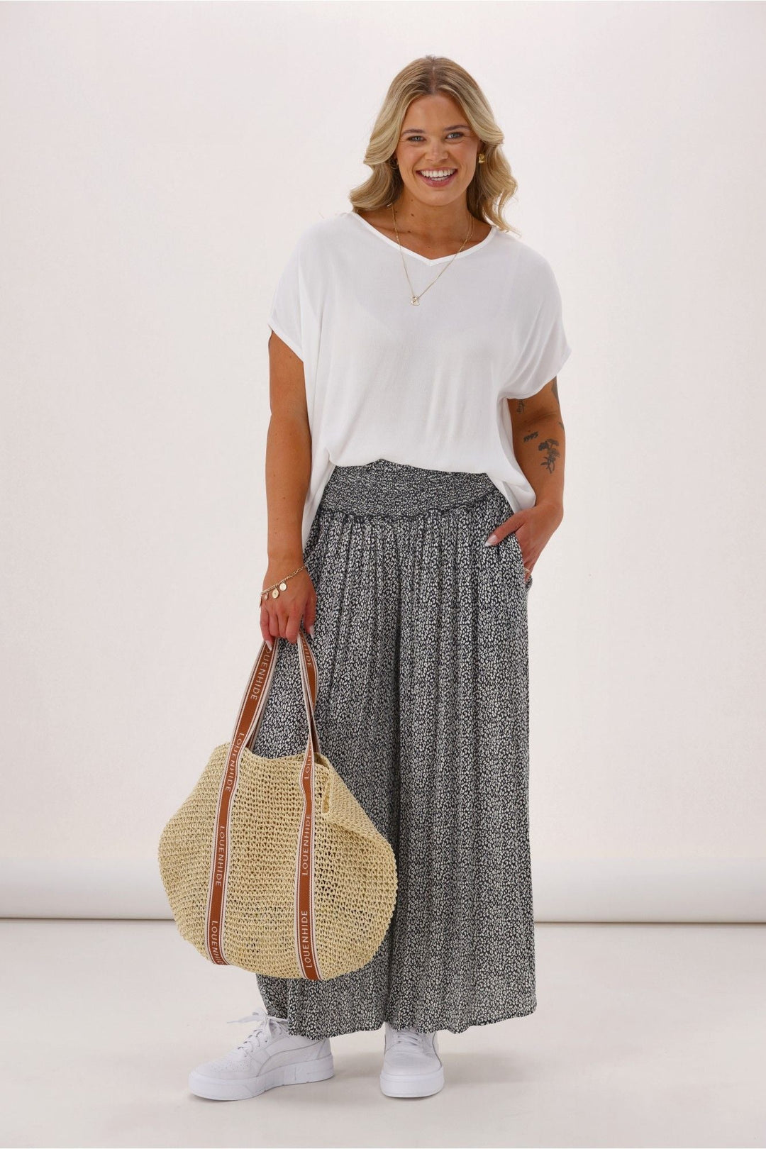 Sunday Boho India Pant Leopard Print
