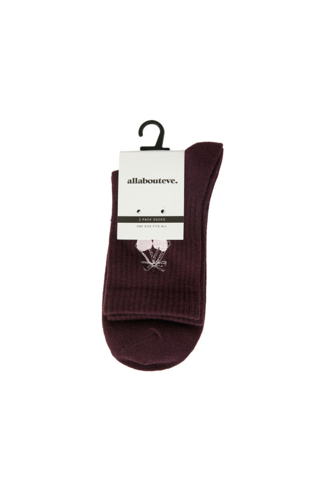 All About Eve Dolce Crew Socks 2 Pack