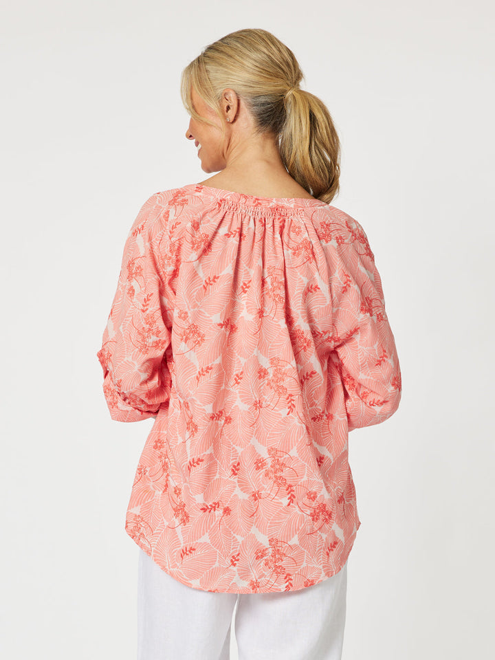Gordon Smith Emma Embroidered Shirt Melon