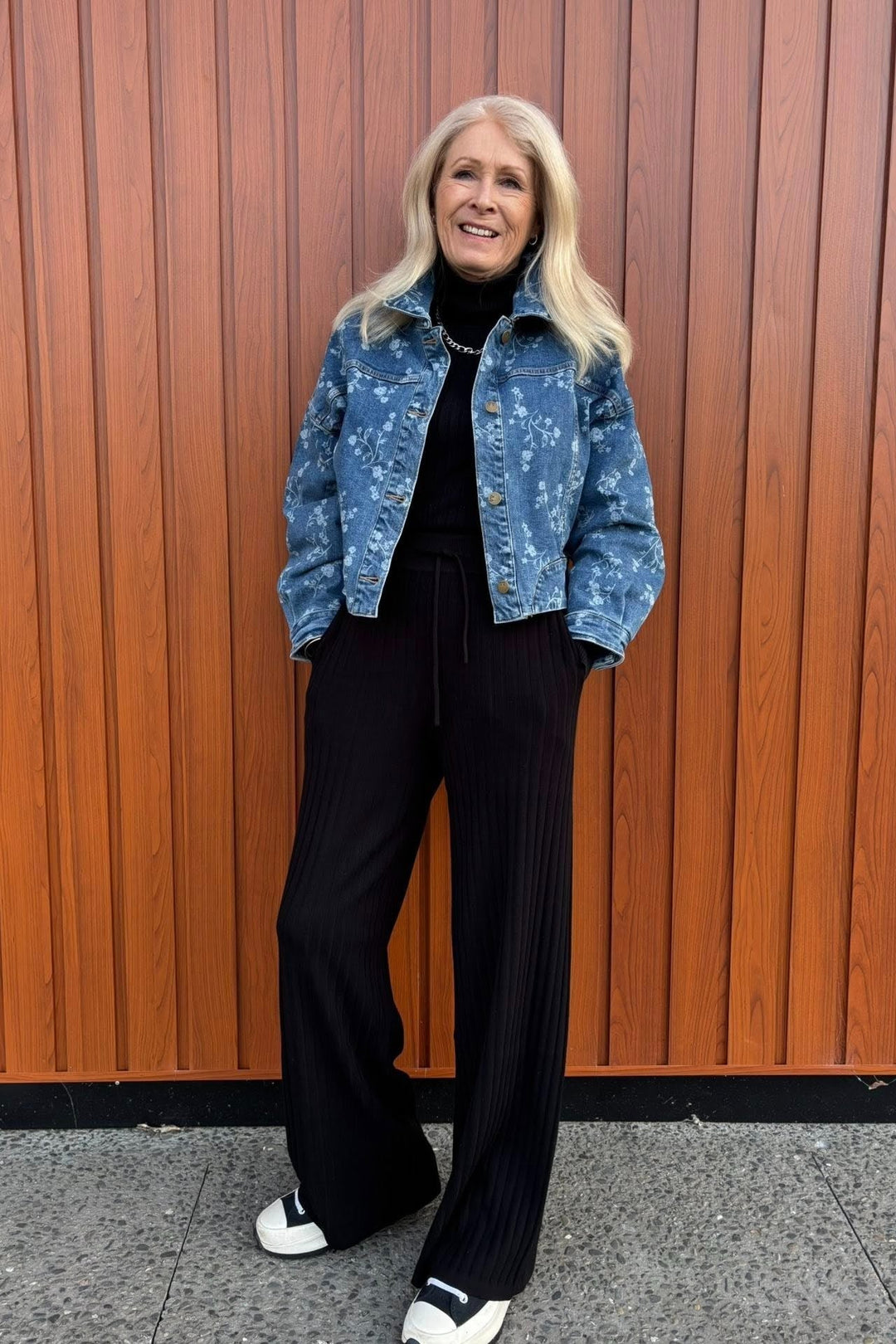 Label Sarcodia Rib Knit Pant Black