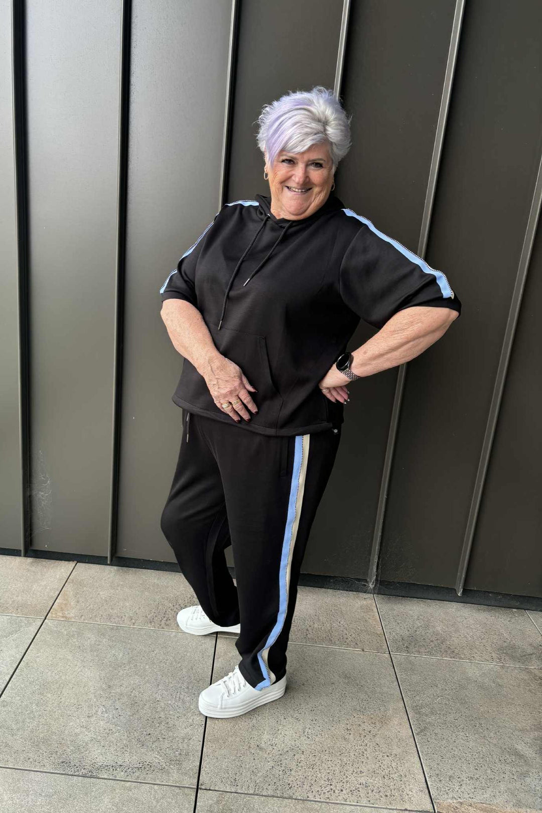 Label Sutton Track Pants Black