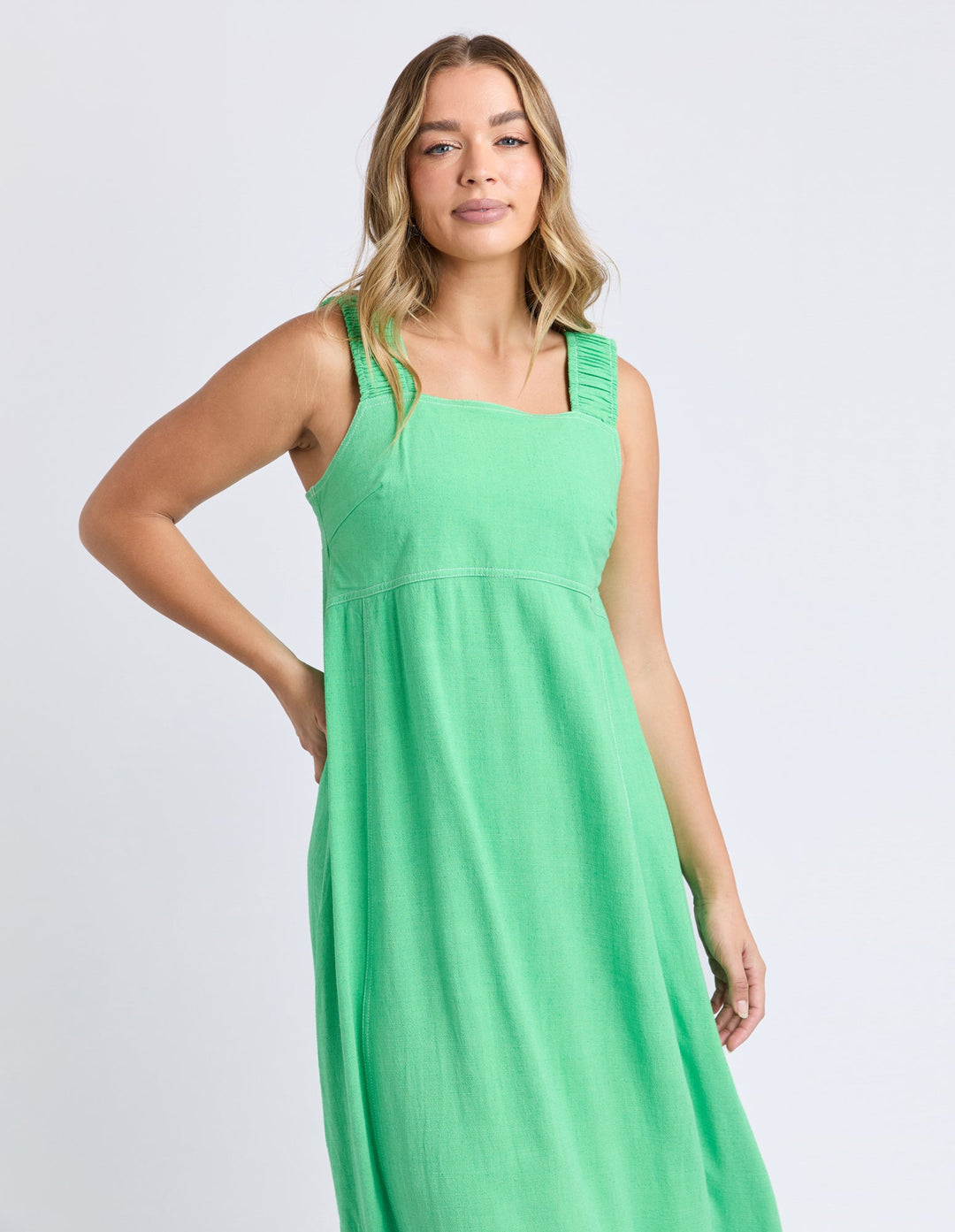 Foxwood Sage Dress Irish Green