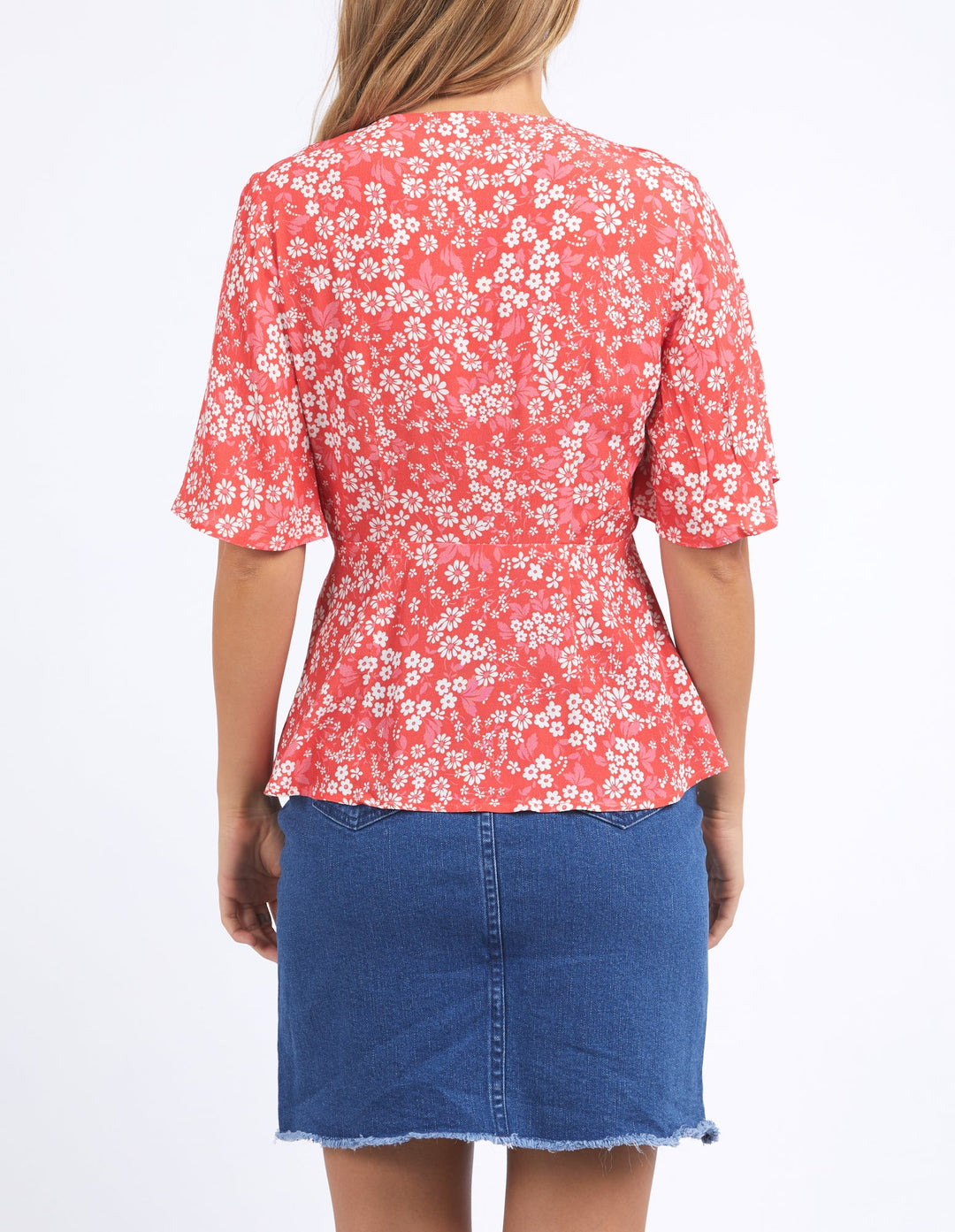 Foxwood Ankara Top Floral Print