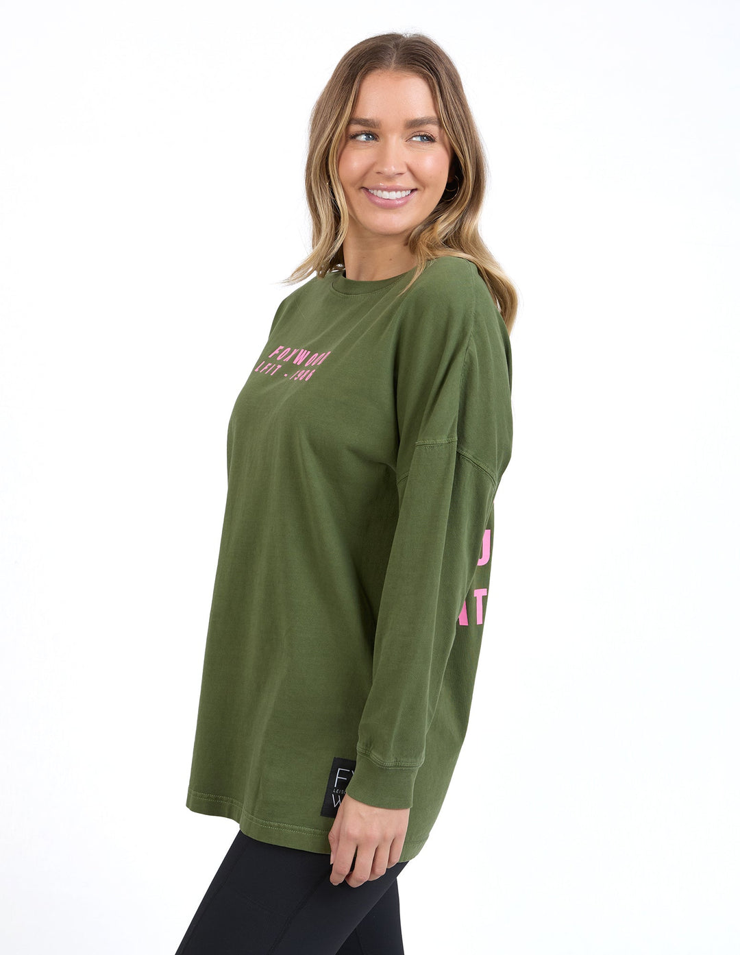 Foxwood Authentic L/S Tee Olive