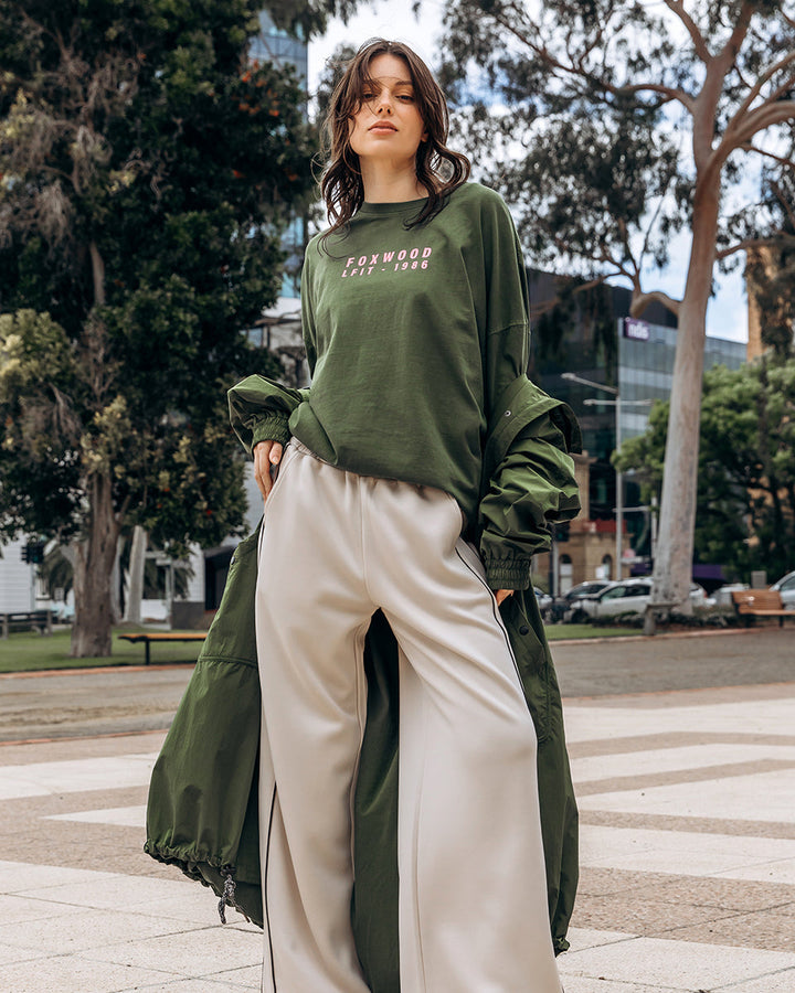 Foxwood Authentic L/S Tee Olive
