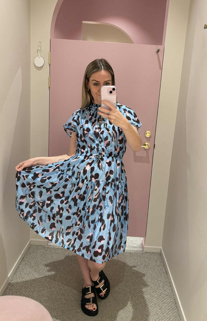 Sunday Boho Emelle Dress Blue Print