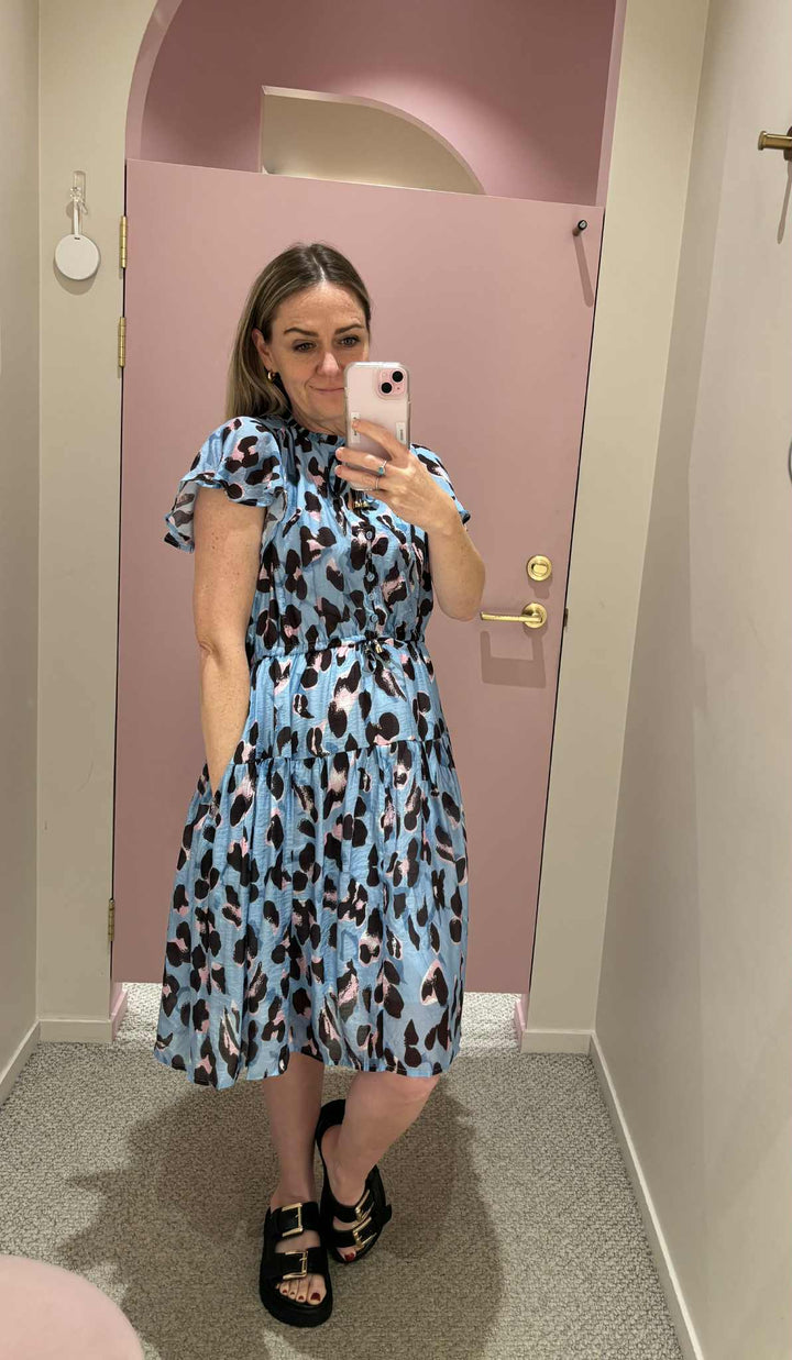 Sunday Boho Emelle Dress Blue Print