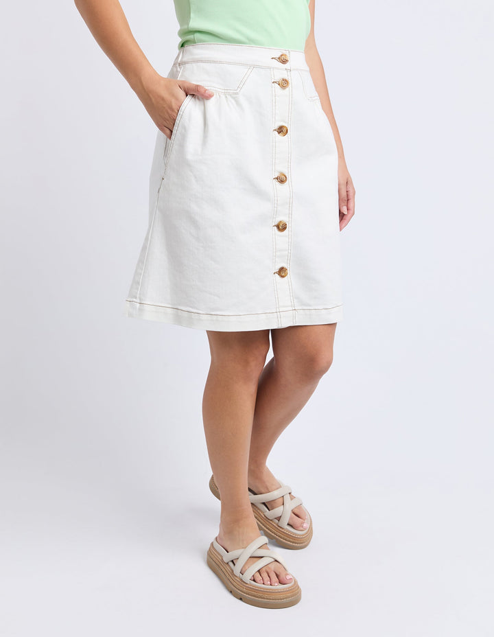 Foxwood Amanda Skirt White