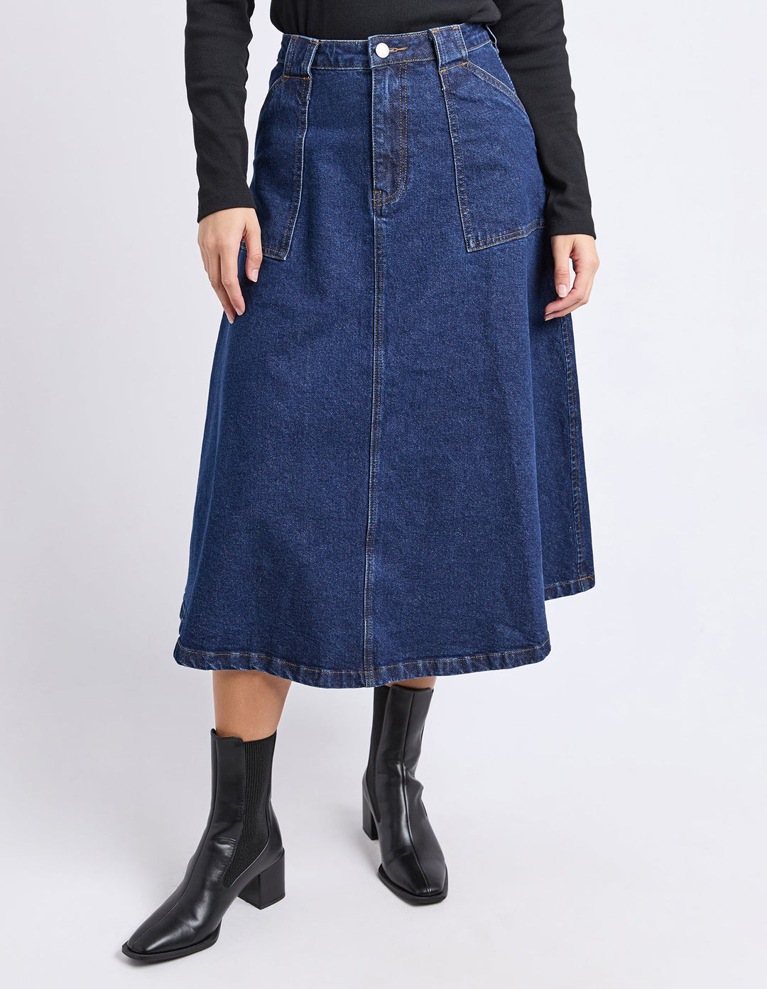 Foxwood Potter Skirt Dark Blue