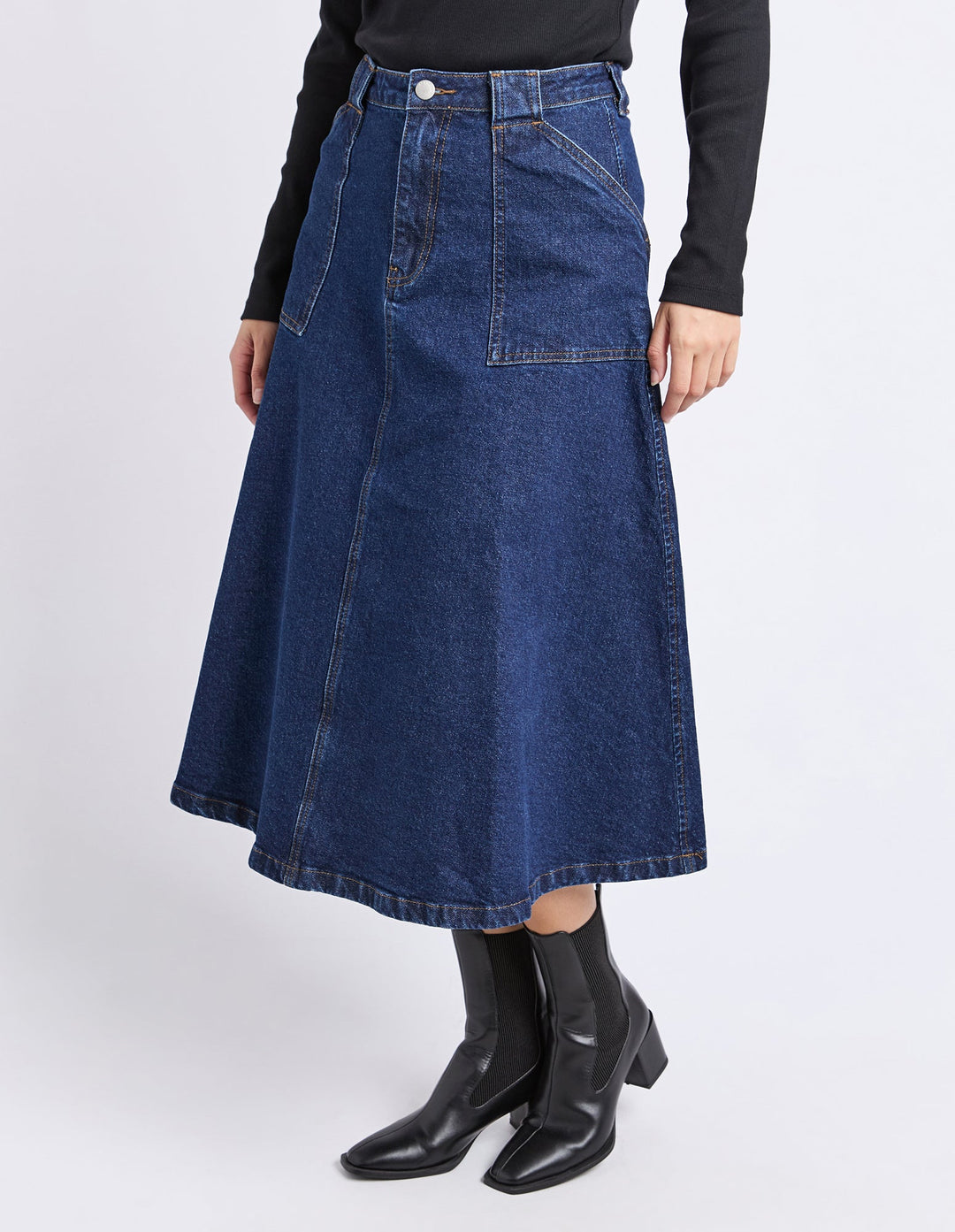 Foxwood Potter Skirt Dark Blue
