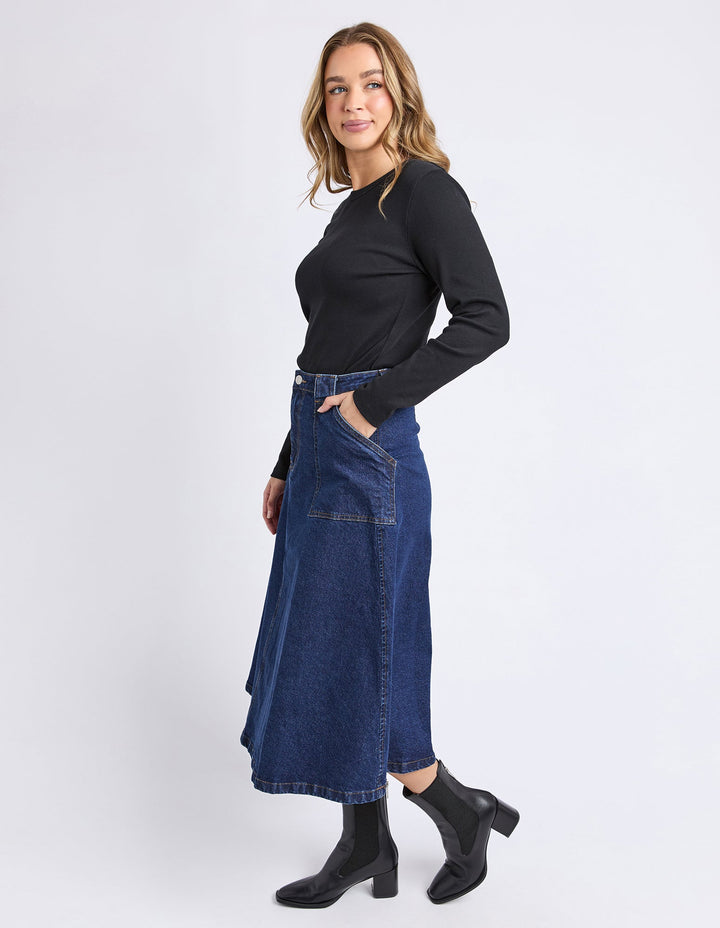 Foxwood Potter Skirt Dark Blue