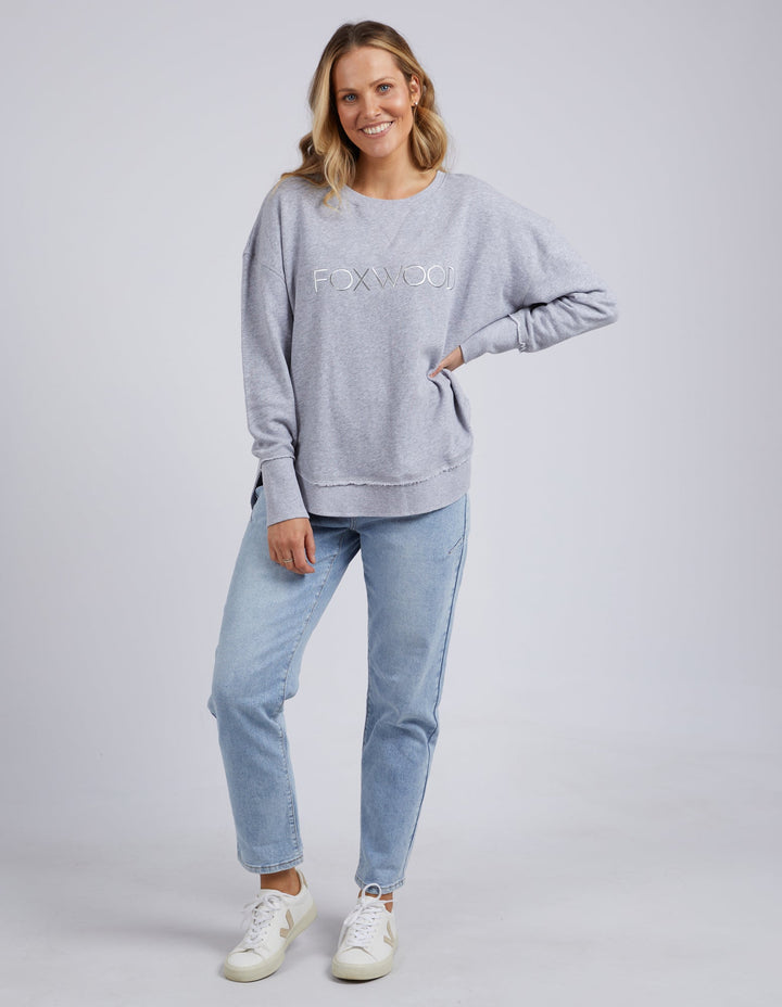 Foxwood Simplified Crew Grey Marle