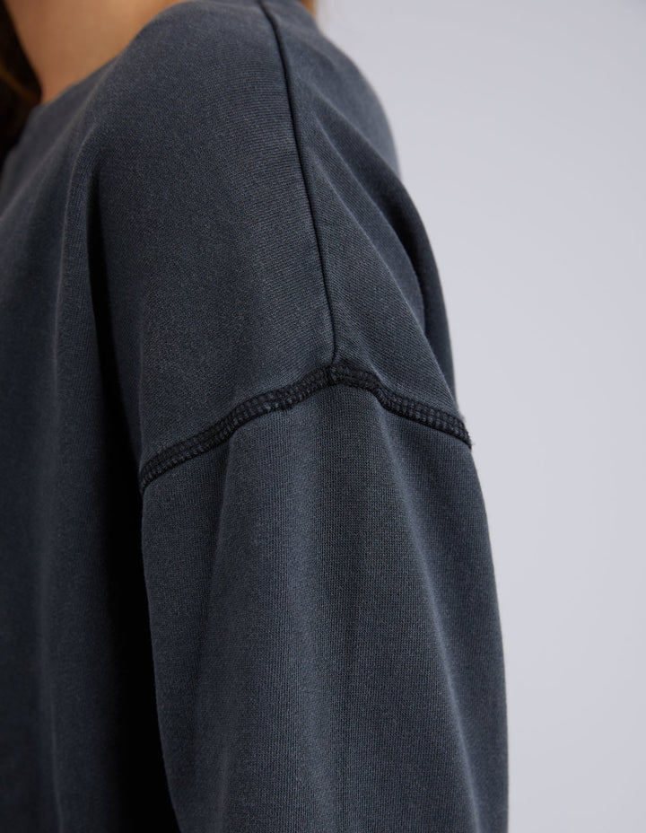 Foxwood Simplified Crew Washed Black