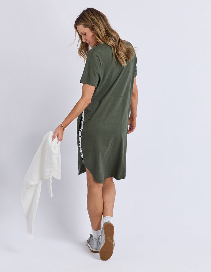 Foxwood Bay Tape Dress Khaki