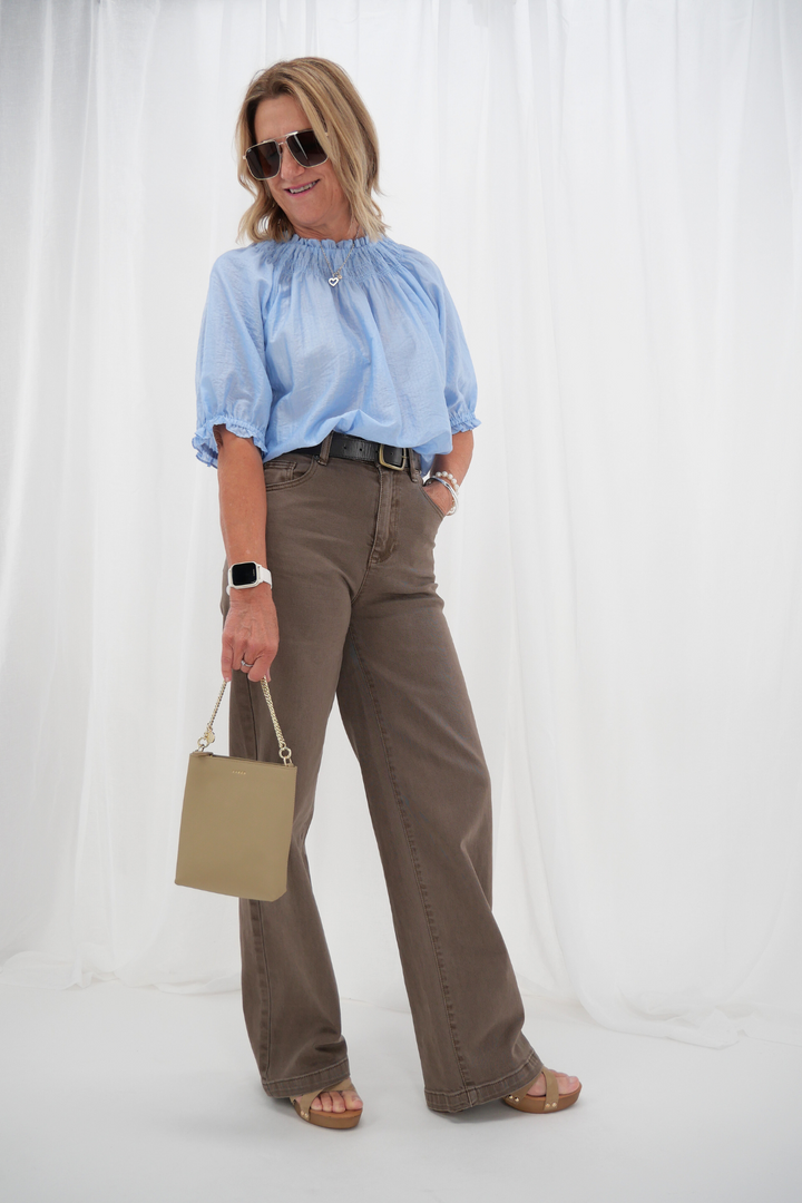 All About Eve Jacqui Wide Leg Cocoa