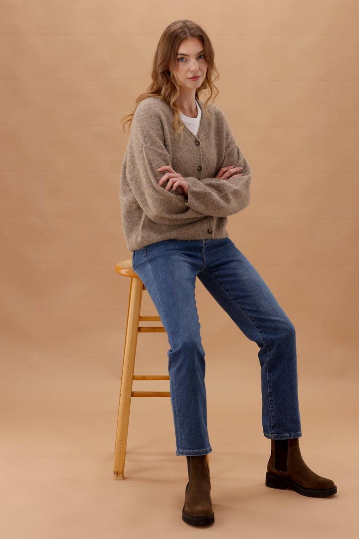 Elm Ada Straight Leg Jean Washed Blue