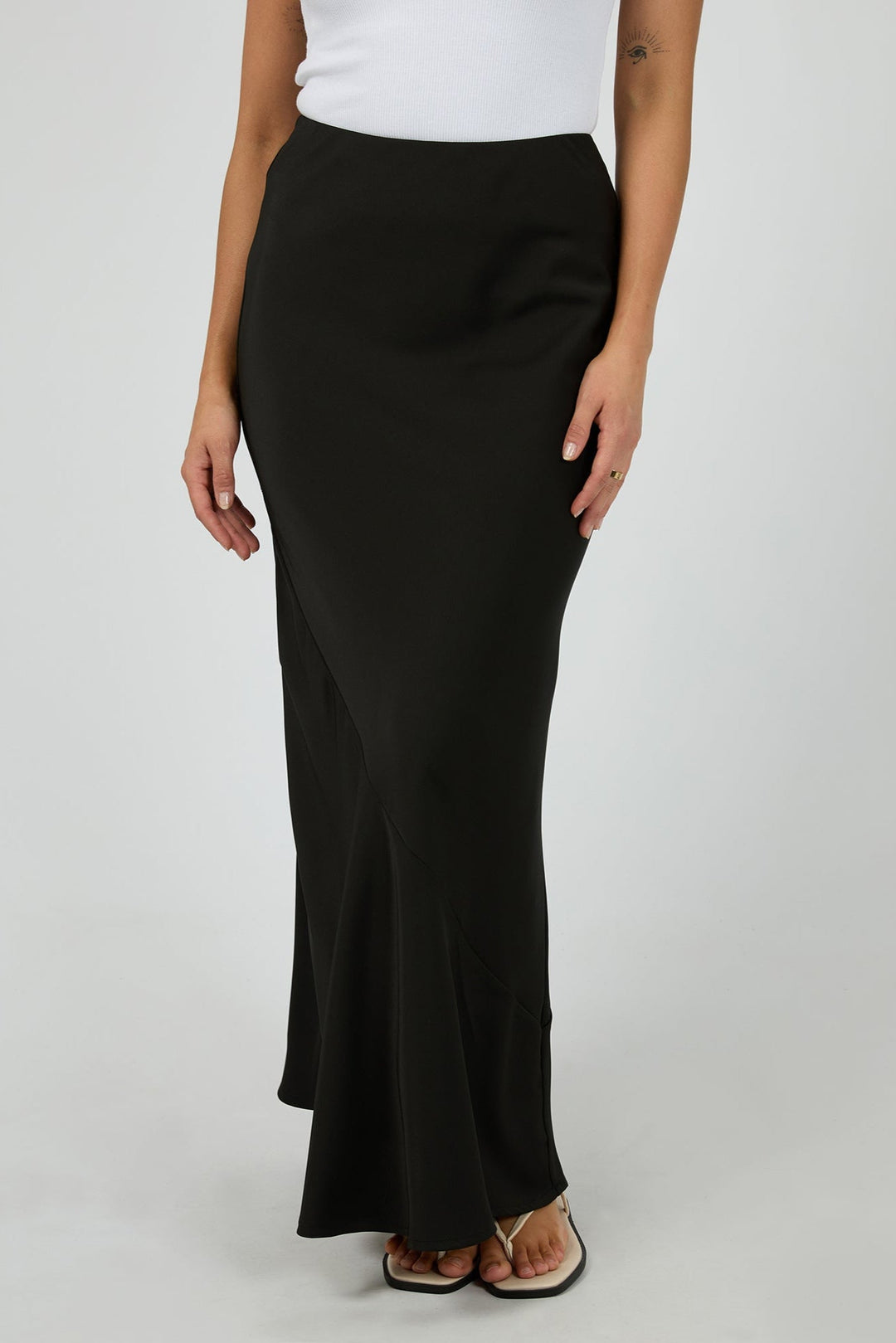 Silent Theory Carter Maxi Skirt Black
