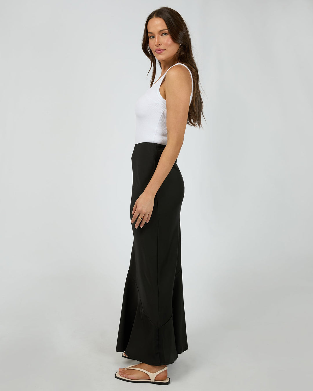 Silent Theory Carter Maxi Skirt Black