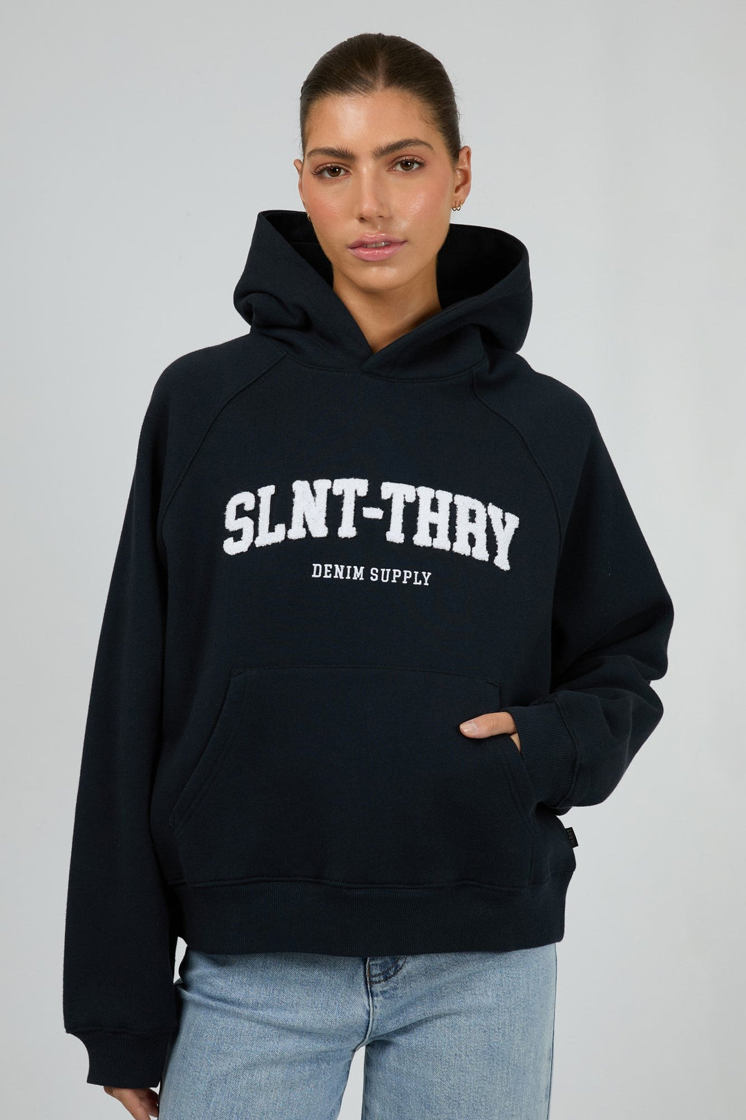 Silent Theory Focus Hoodie Navy