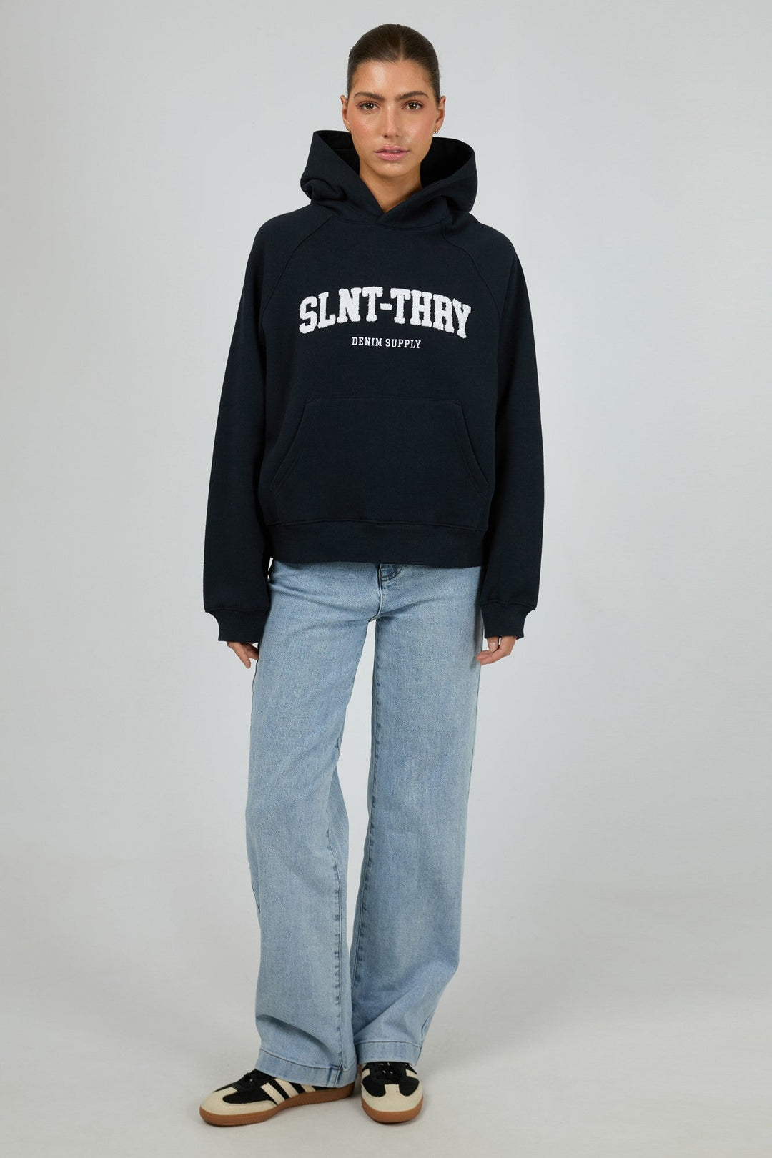 Silent Theory Focus Hoodie Navy