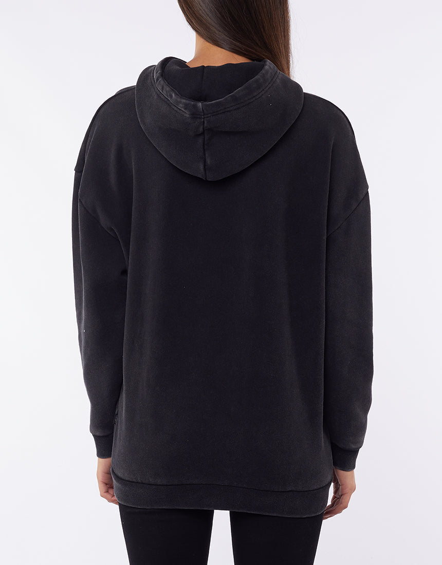 Silent Theory Standard Hoody Washed Black
