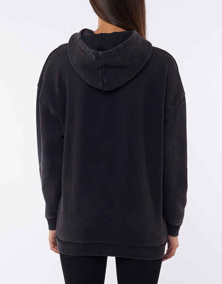 Silent Theory Standard Hoody Washed Black