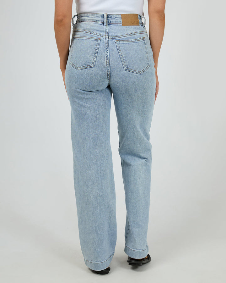 Silent Theory Hunter Comfort Wide Leg Jean Light Blue
