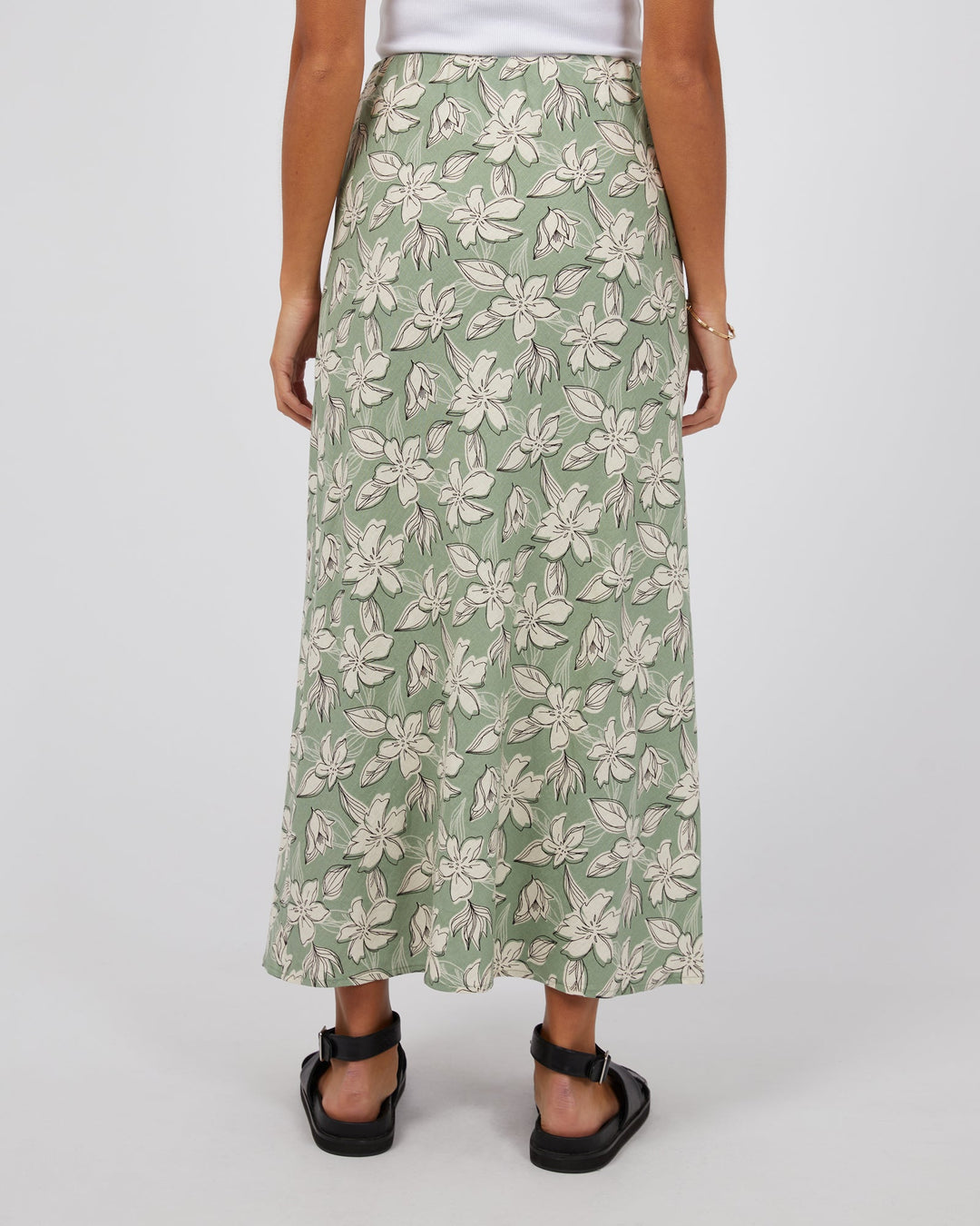 Silent Theory Eden Maxi Skirt Sage