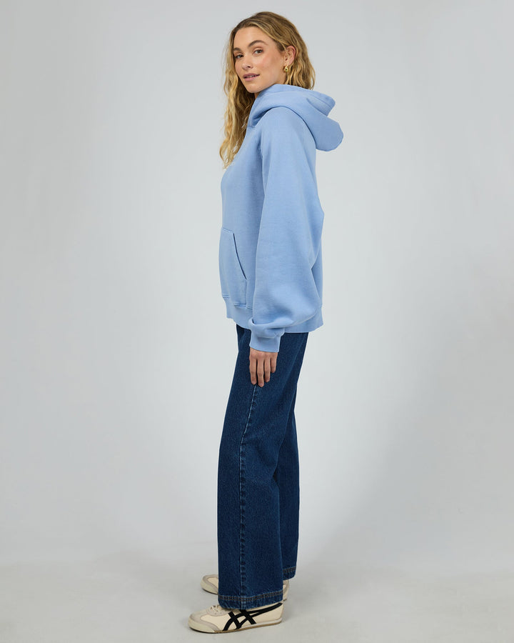 Silent Theory Logo Hoodie Light Blue