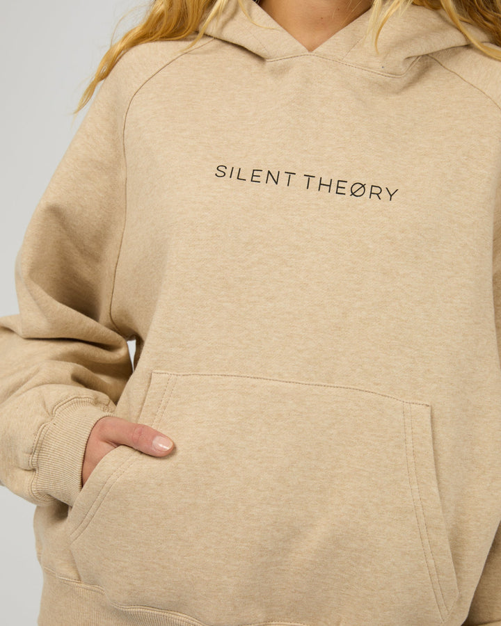 Silent Theory Logo Hoodie Oatmeal