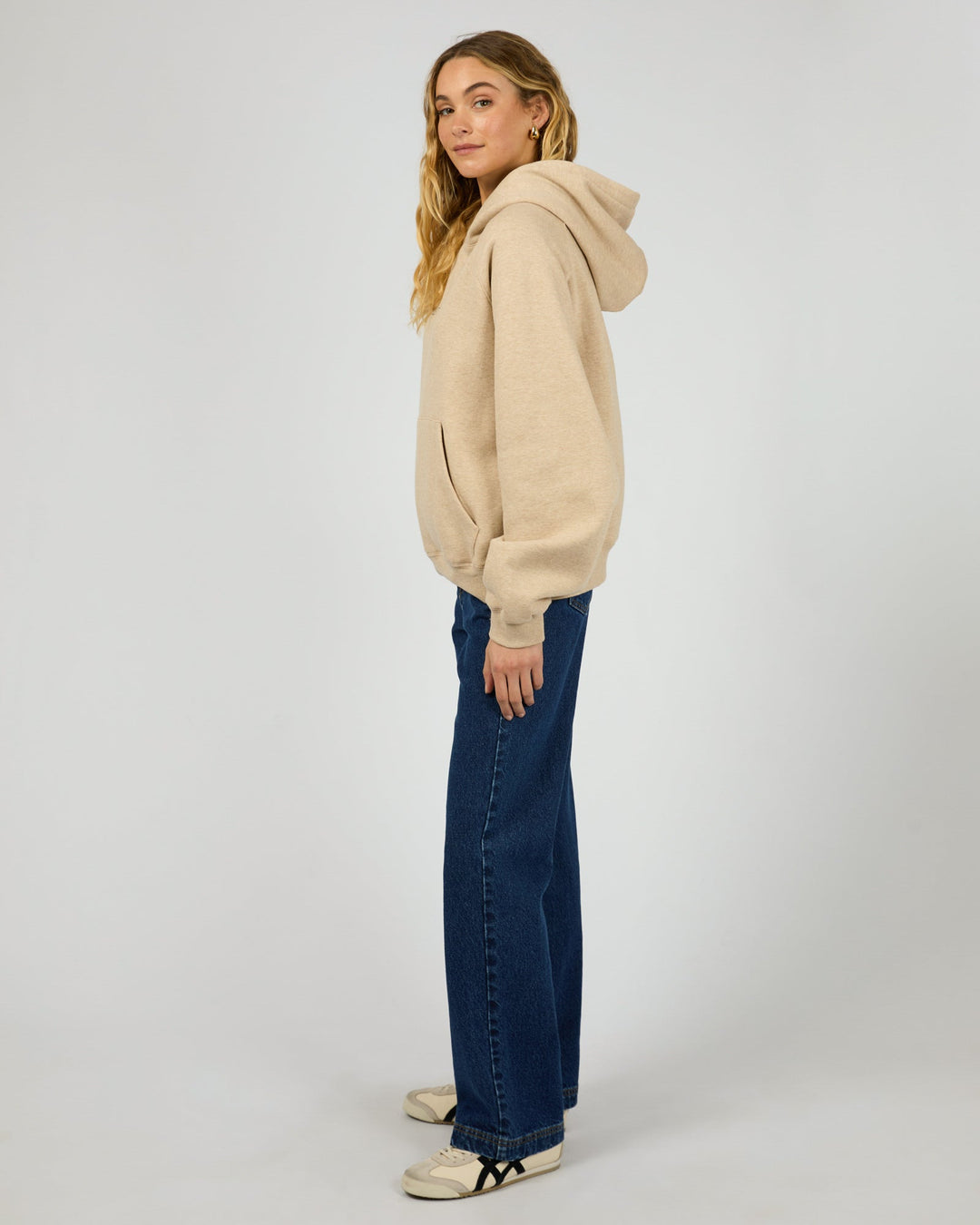 Silent Theory Logo Hoodie Oatmeal