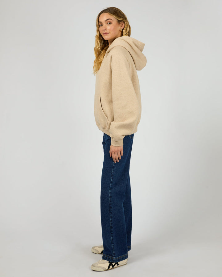 Silent Theory Logo Hoodie Oatmeal