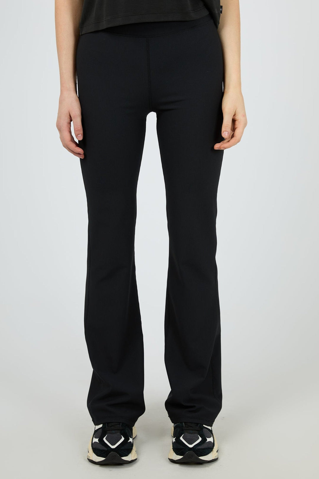 All About Eve Active Rib Flare Legging Black