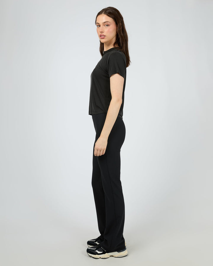 All About Eve Active Rib Flare Legging Black