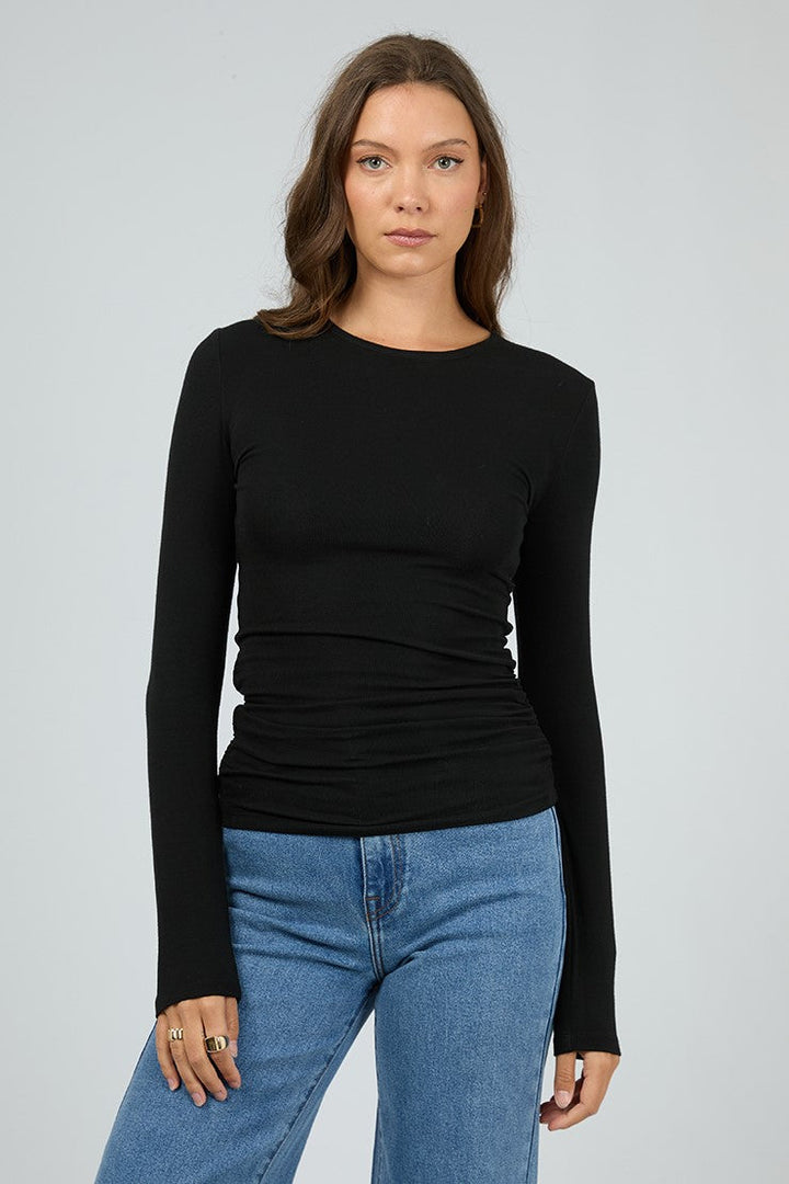 All About Eve Kylie Long Sleeve Top Black