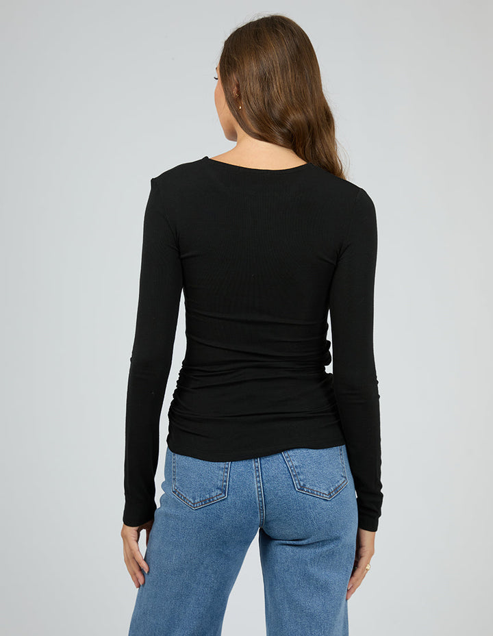 All About Eve Kylie Long Sleeve Top Black