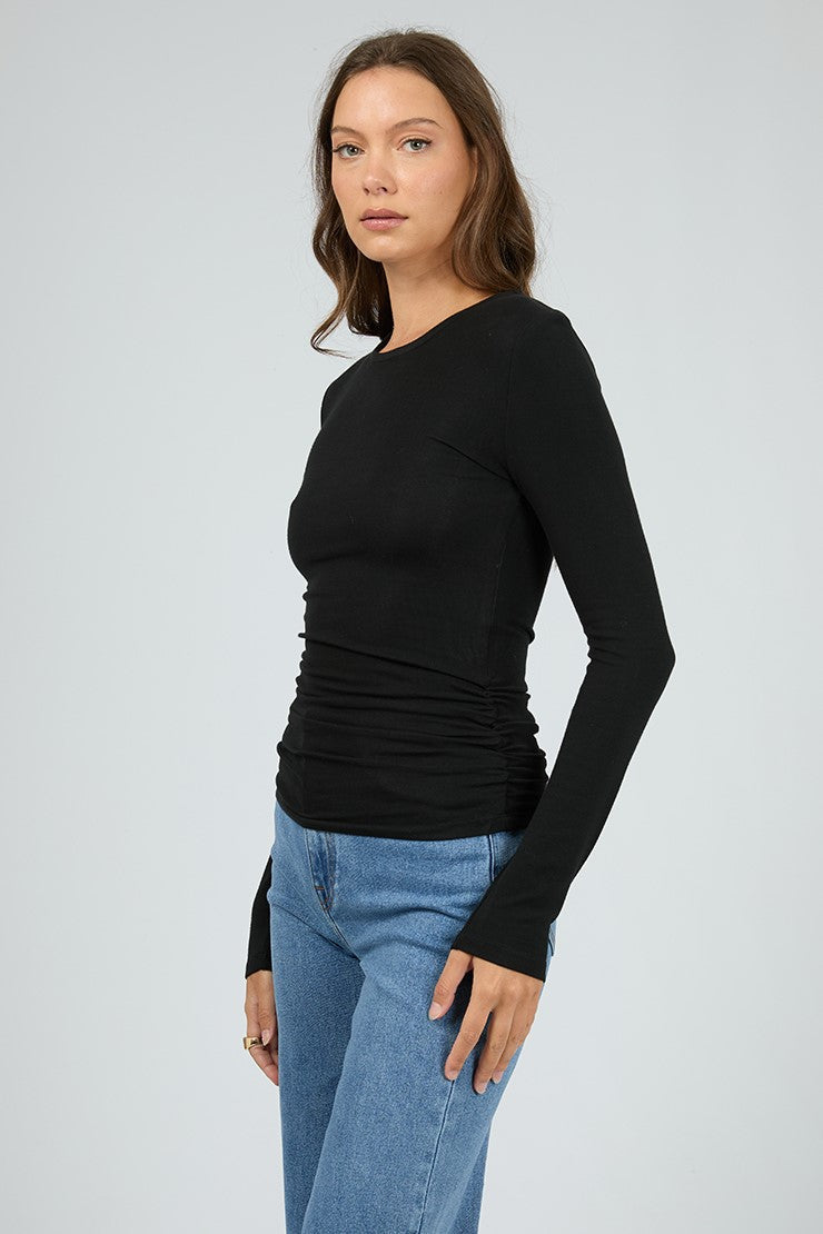 All About Eve Kylie Long Sleeve Top Black