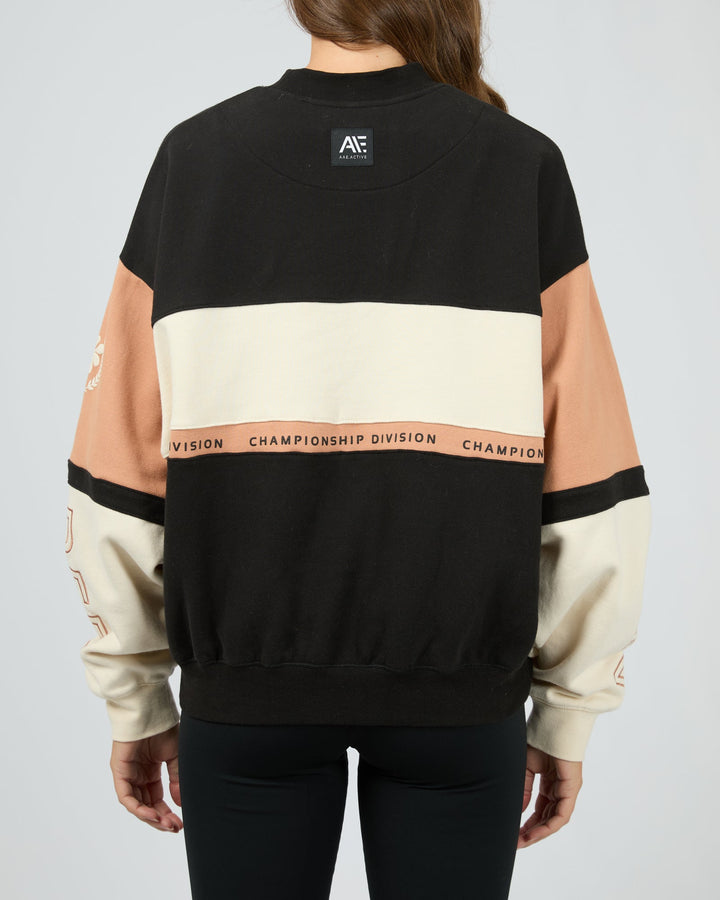 All About Eve Performance Slouch Panel Crew Black